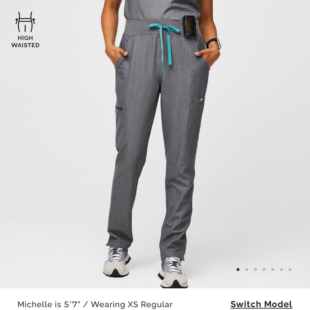 High waisted Skinny Yola Scrub Pant